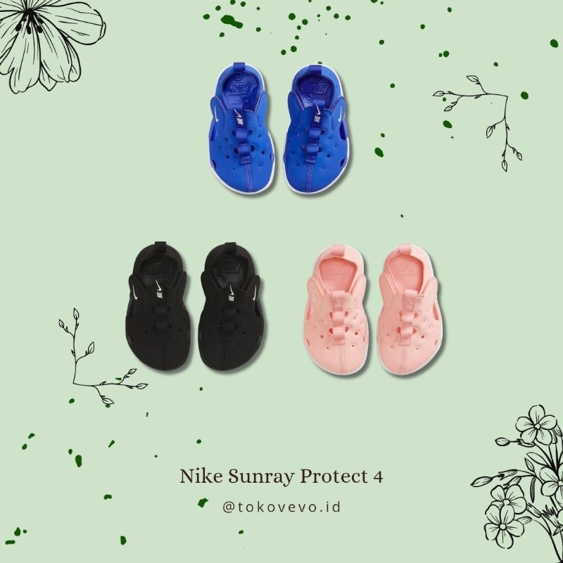 Nike Sunray Protect 4 Baby Sandal | Sendal Nike Anak Kids Original