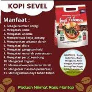 

Kopi Herbal 7 Elemen | Sevel Menjaga Kesehatan Tubuh HNI HPAI isi 20 Sachet