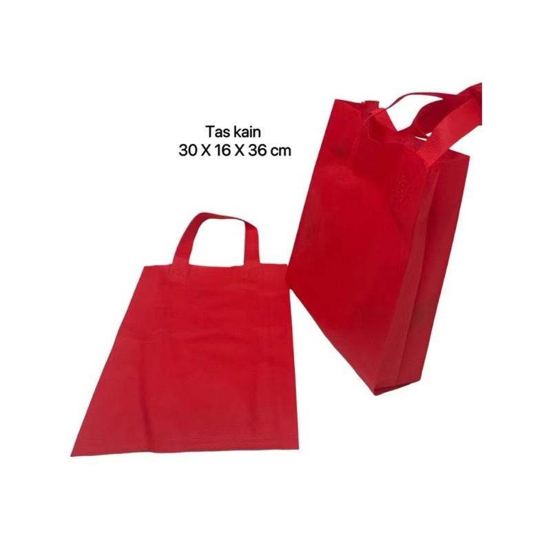 

[ISI 10pcs] Tas Goodie bag tas Ramah lingkungan 30 X 16 X 36cm