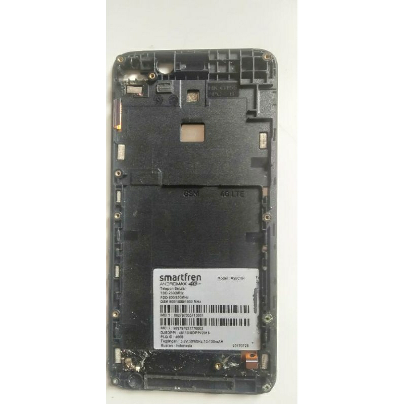 Lcd + frame Andromax a26c4h