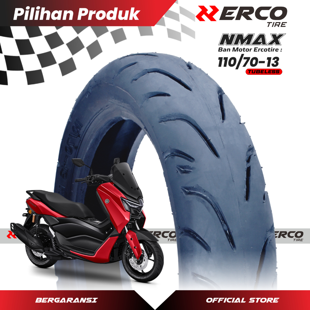 ERCO Tire Ban Motor Nmax Depan 110/70-13 Tubeless