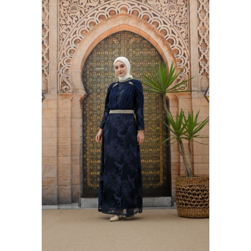 SOLEMIO MAXIDRESS / GAMIS / TERUSAN PANJANG / GAUN PESTA /RAYA MUSLIM IMPORT