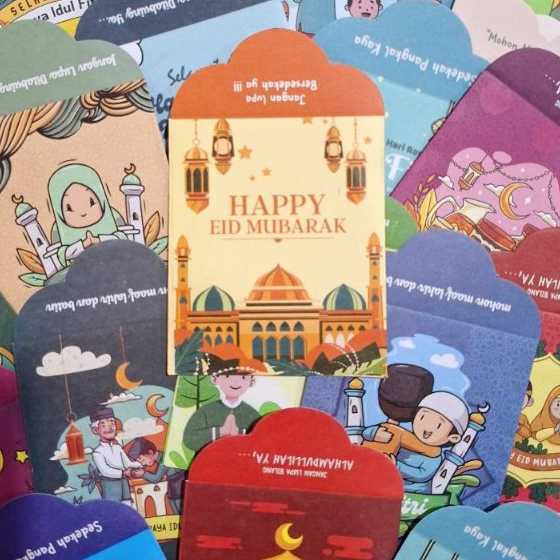 

[ipe paper] Amplop lebaran idul fitri eksklusif, soft paper tebal, isi 20 lembar, desain menarik