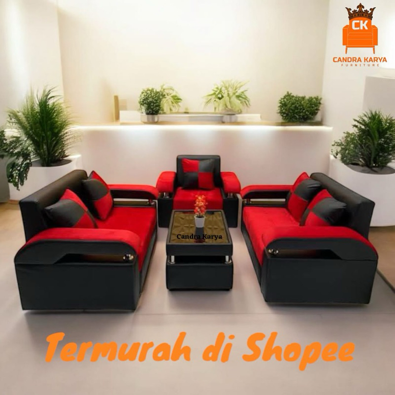 Kursi Tamu Sofa 2 2 1 Minimalis