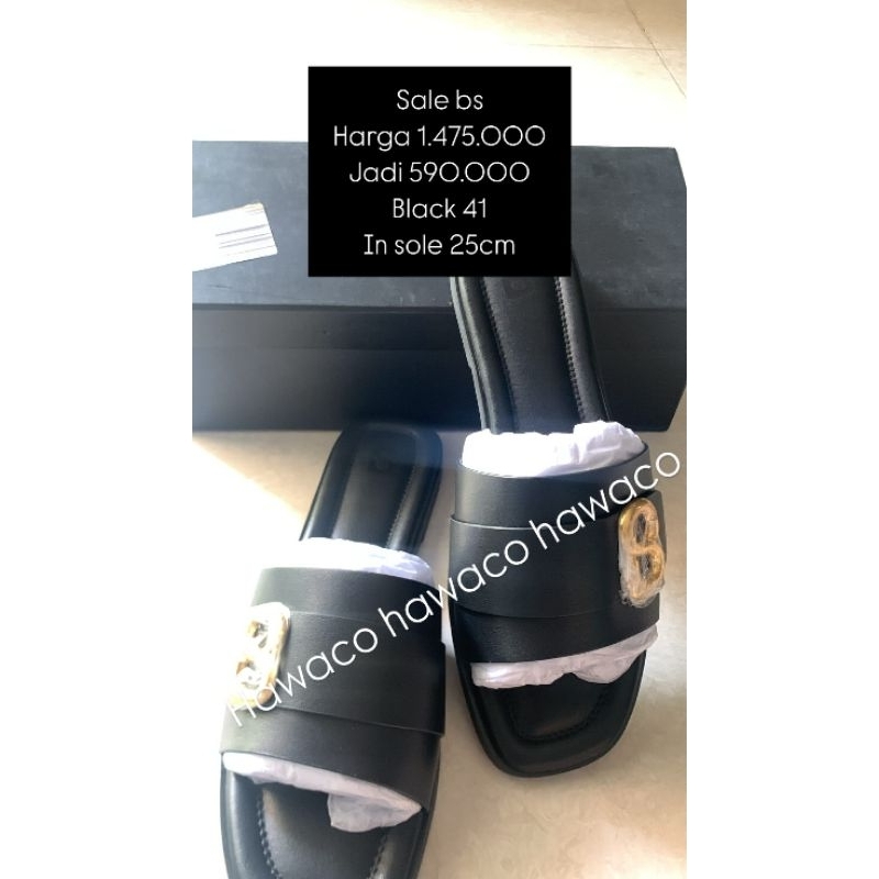 (NEW) FIKA SANDAL BLACK 41 SALE BUTTONSCARVES