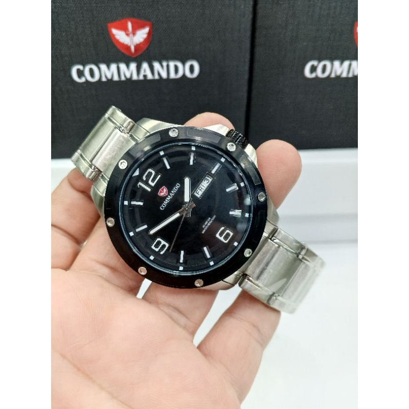 Commando CM6009G-SDBBB#Commando CM6009G#CM6009G-SBBB#Jam tangan pria Commando CM6009G#Man watch Comm