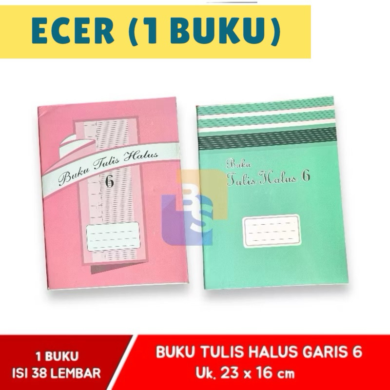 

SERITI Buku Tulis Halus Garis 6 - 1 Buku
