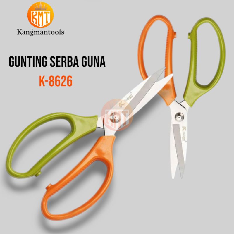 

Kapusi Gunting serbaguna/Gunting Dapur/Kitchen/Gunting Dapur/Gunting Stainless/Gunting Anti Karat K-8626
