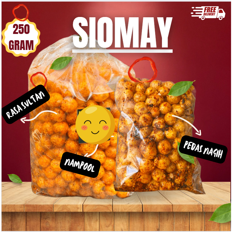 

SIOMAY KRISPY PEDAS DAUN JERUK KEMASAN 250GR