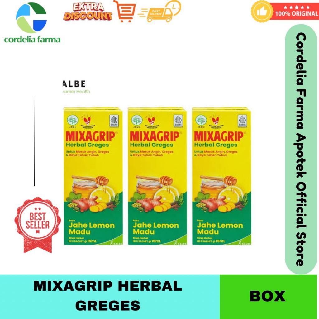 

Mixagrip Herbal Greges 6 Sachet