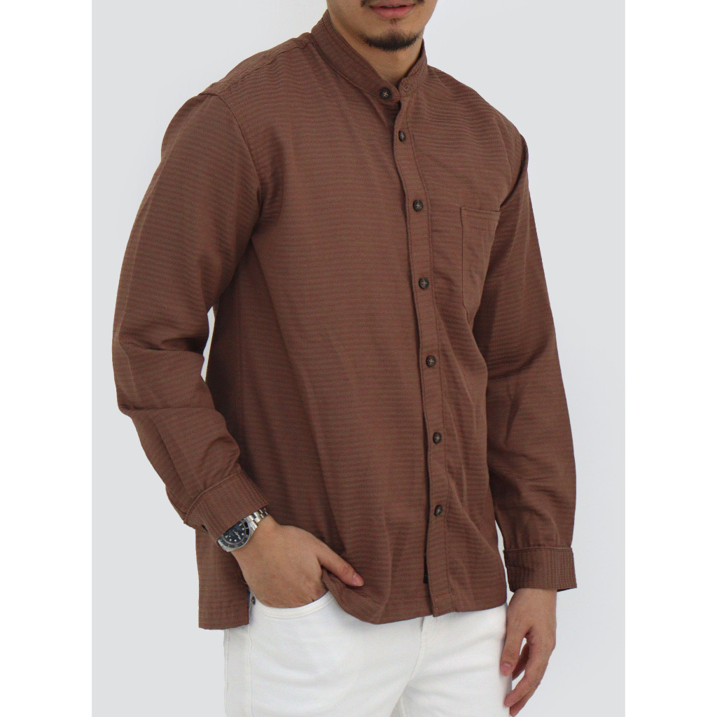 [Same Day SBY SDA] FOREX Kemeja Koko Omar Lengan Panjang Regular Fit
