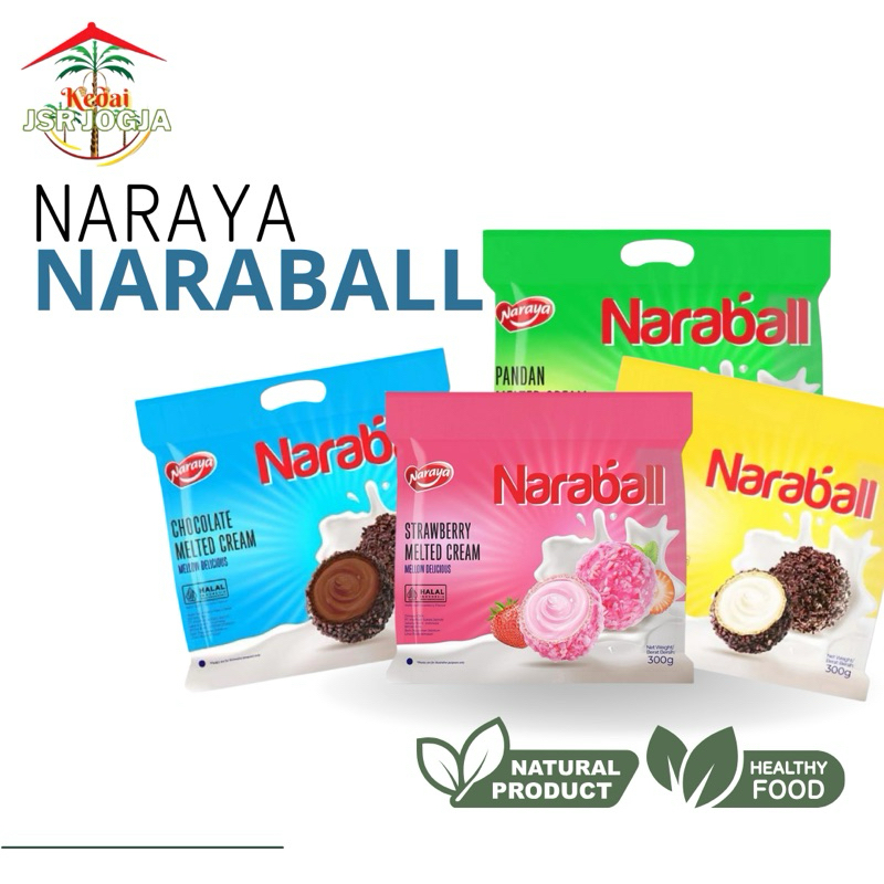 

Naraya Naraball 300 GR Biscuit Ball Melted Cream All Varian