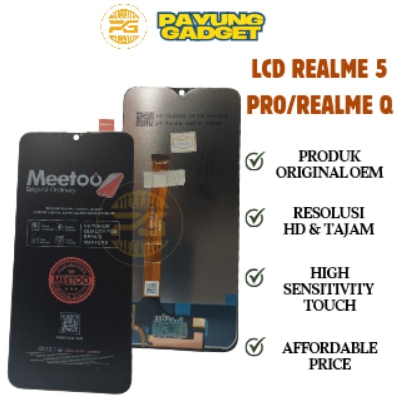 LCD REALME 5 PRO/REALME Q ORIGINAL FULLSET