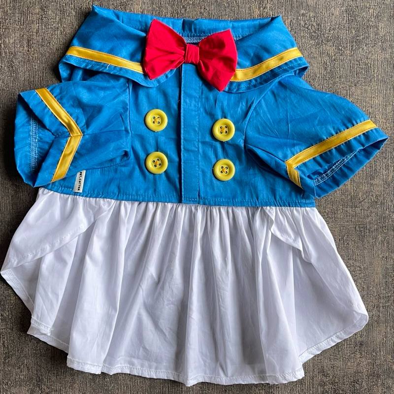pet cotton daisy duck costume baju anabul dress anjing baju doggy besar kaos tshirt anjing