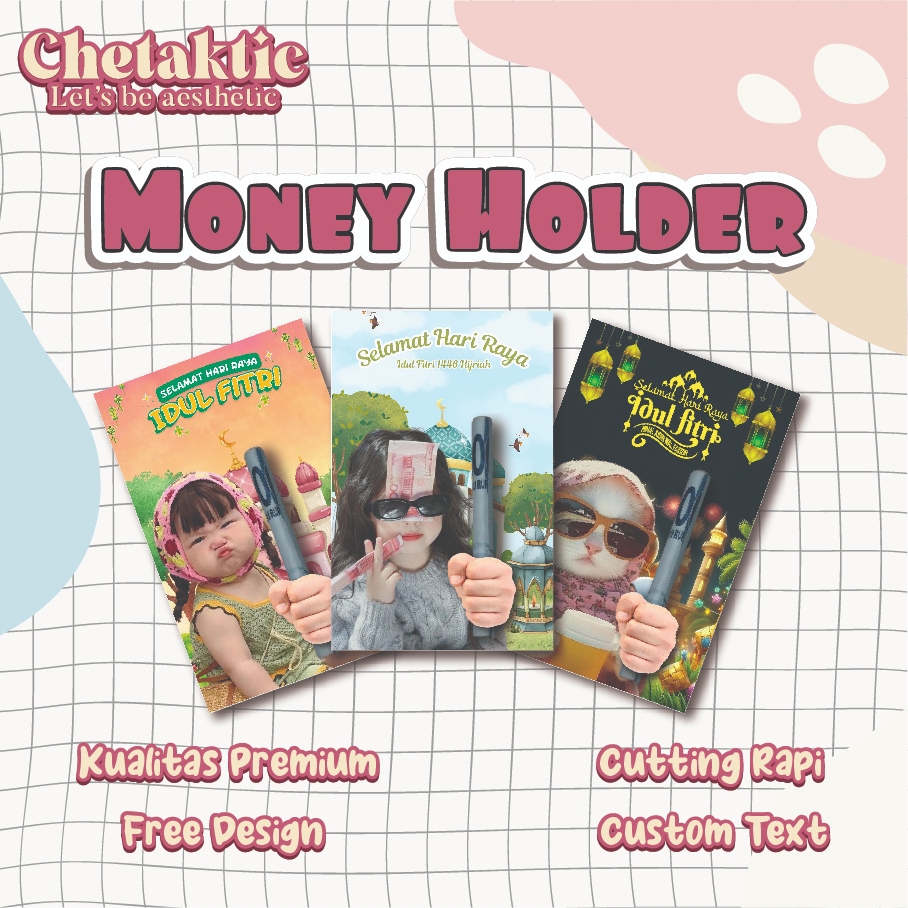 

Cetak amplop Lebaran Money Holder Lollipop Candy Holder THR Lebaran Edition By Chetaktic