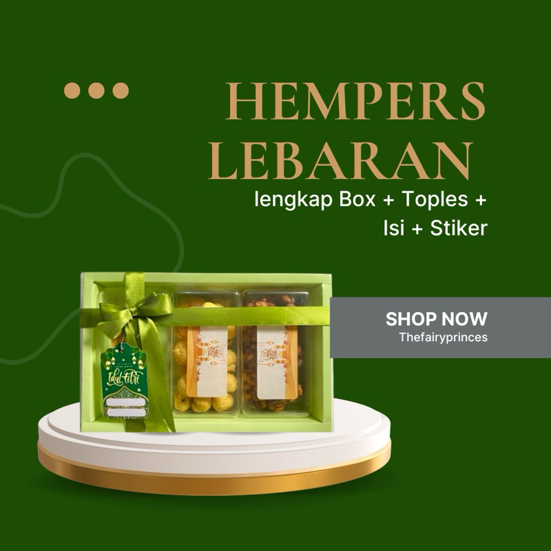 

Hempers Lebaran | Estetik | Elegan | Murah Sudah + kue dan toples