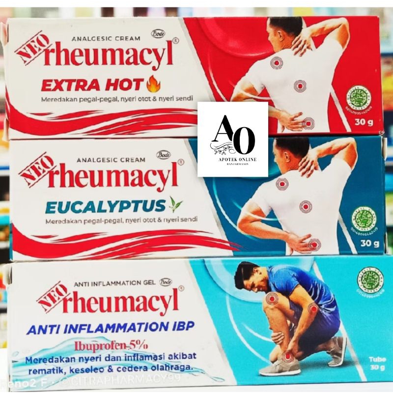 NEO Rheumacyl Extra Hot/NEO Rheumacyl Eucalyptus/ NEO Rheumacyl Anti Inflammation IBP (AO)