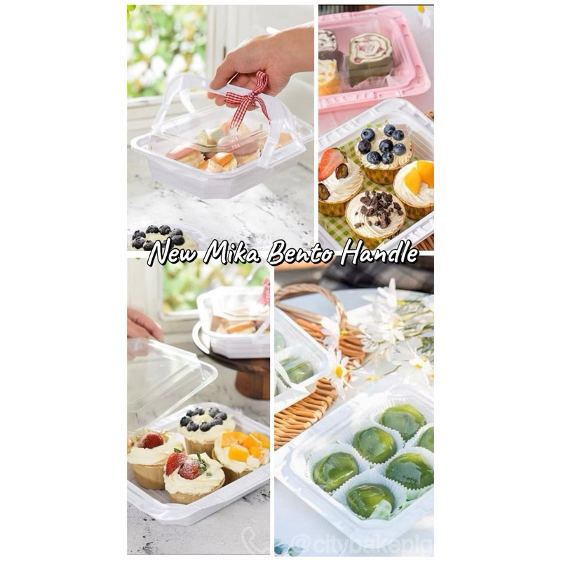 Mika Bento Handle | Mika Snack Box | Mika Kue Handle | Food Box Baru