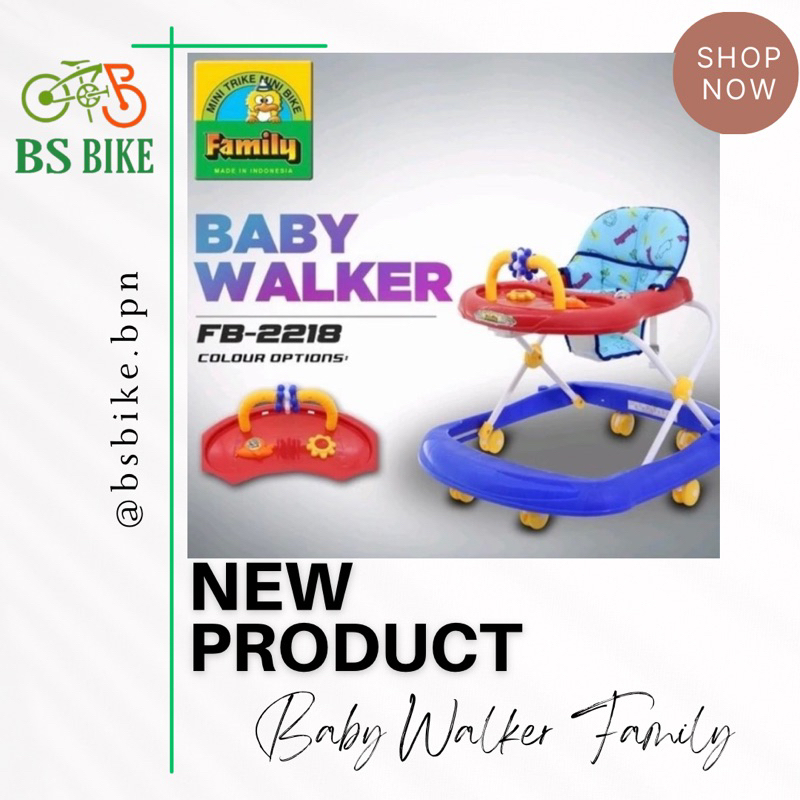 Kereta Dorong Baby Walker Anak Family FB2218