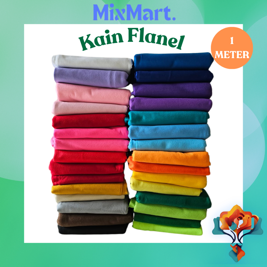 Kain Flanel Import Meteran – Tebal & Berkualitas 1 Meter