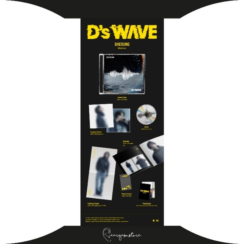 DAESUNG (BIGBANG) - D'S WAVE (BLACK VER)