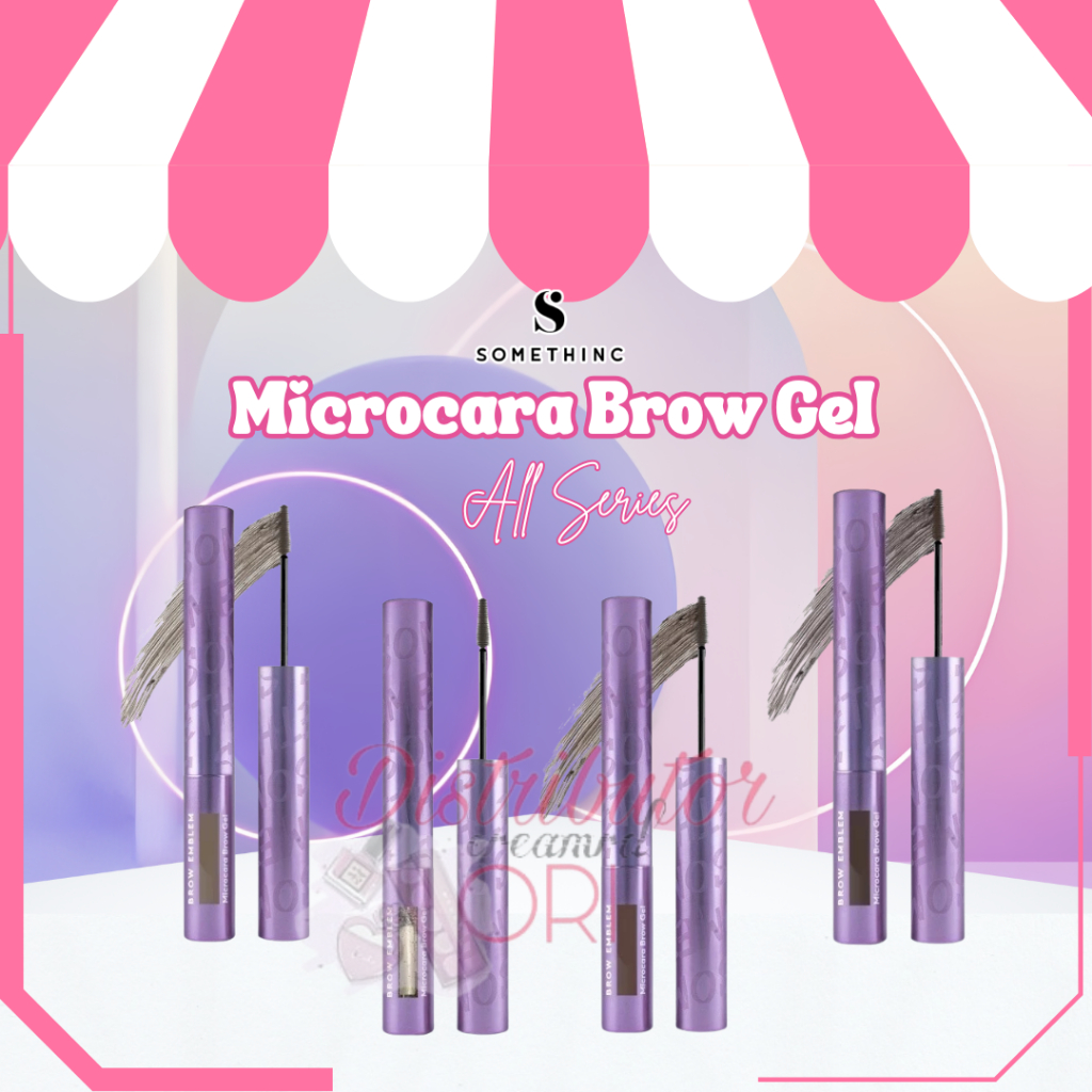 SOMETHINC BROW EMBLEM Microcara Brow Gel Waterproof-Maskara Alis Kuas