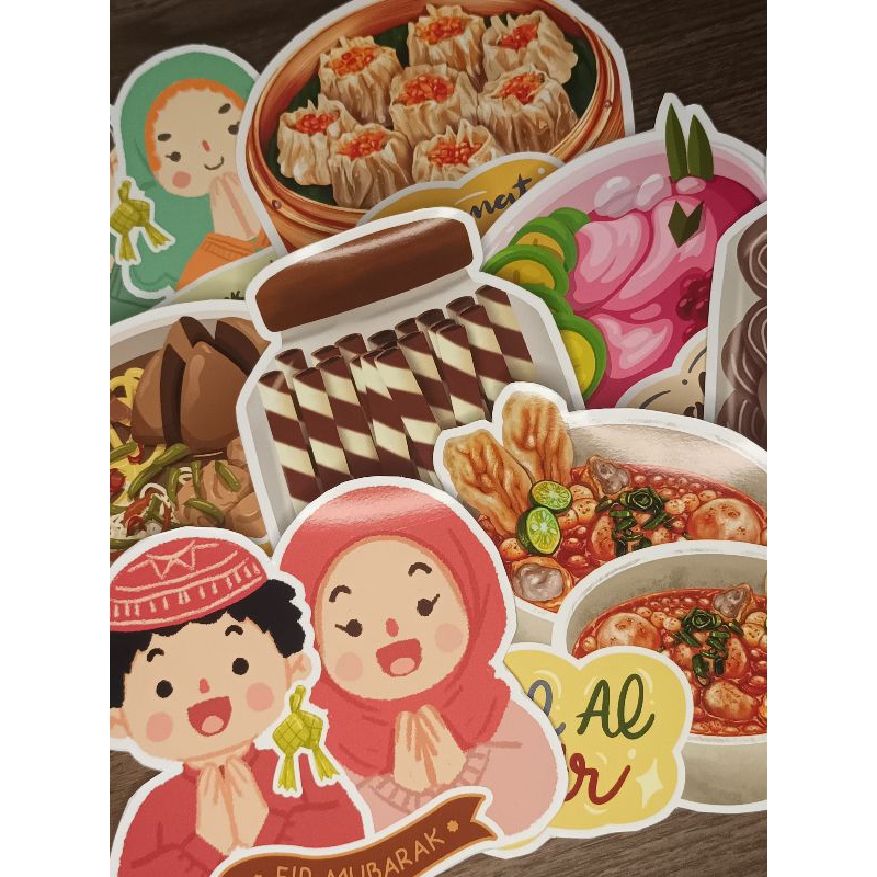 

Amplop lebaran karakter|Amplop 3D Foodies|Amplop Unik
