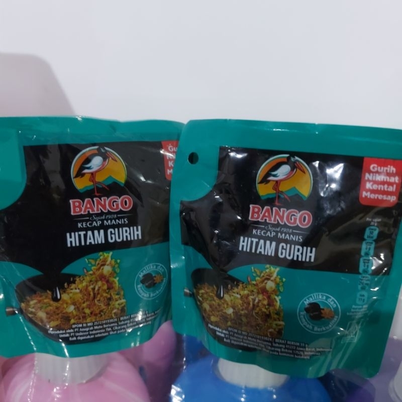 

Kecap Manis Bango Hitam Gurih Kemasan Sachet Kecil 55gr x 5pcs