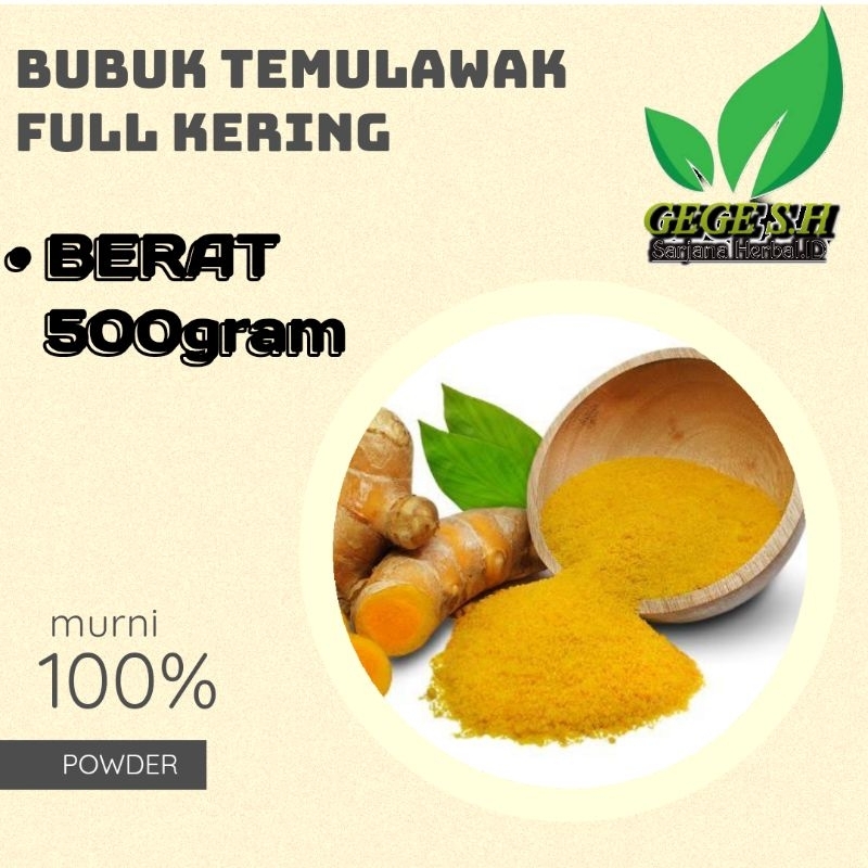 

bubuk temulawak 500gram (Curcuma zanthorrhiza) kualitas grade A