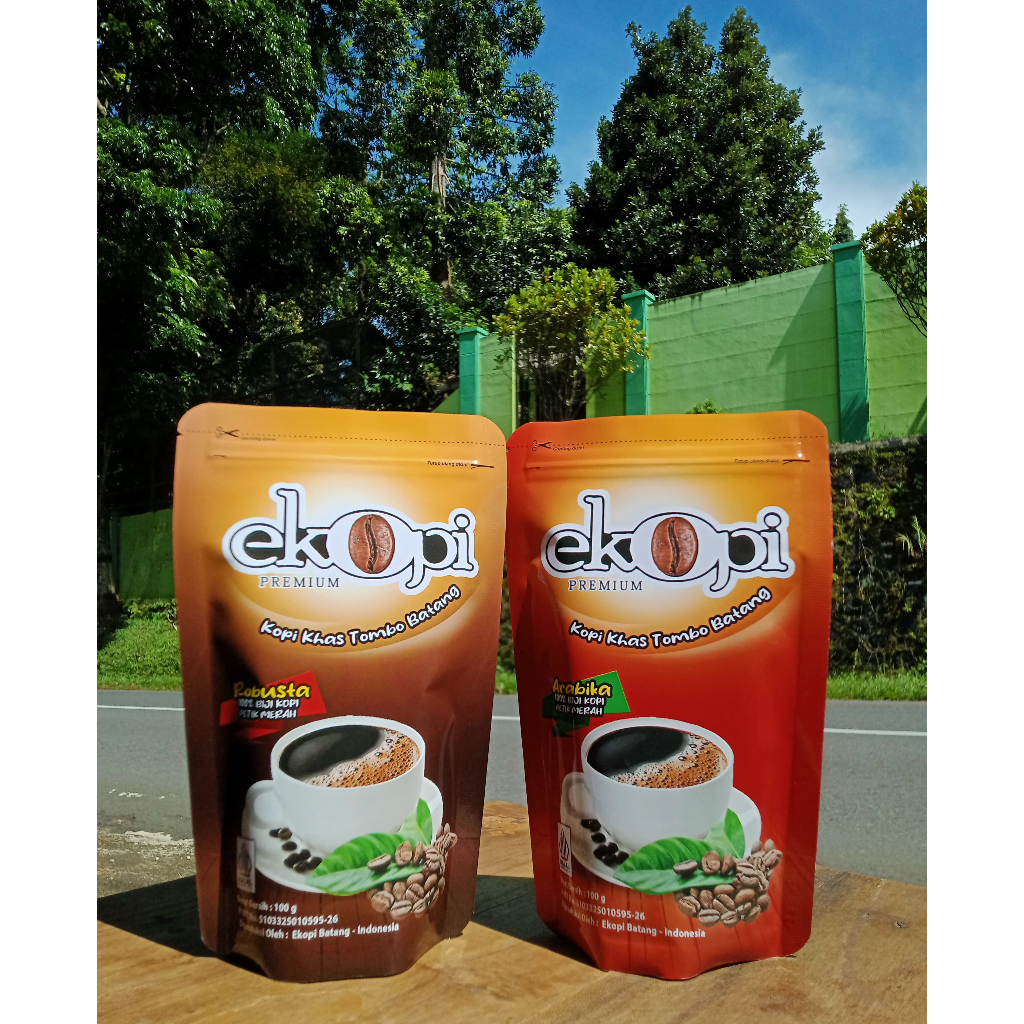 

Ekopi Arabika 100 Gram dengan 100% biji kopi asli