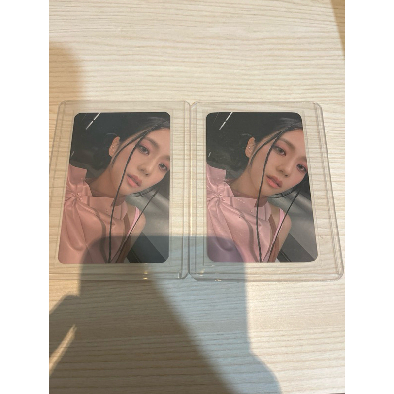 photocard jisoo blackpink selca cd player