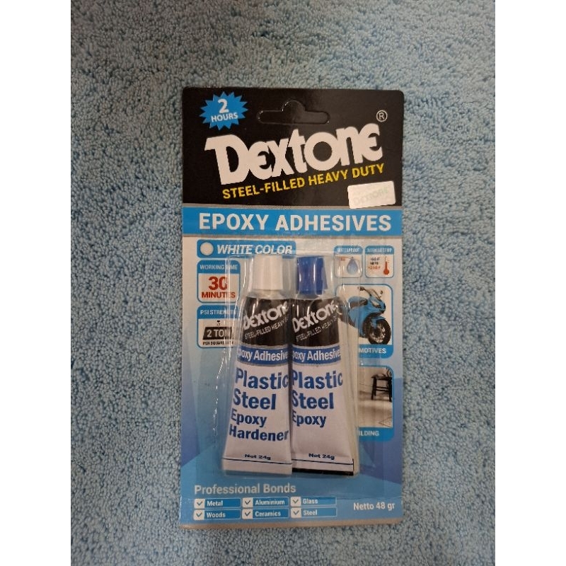 

LEM BESI DEXTONE 2 JAM 2JAM 2 HOURS PLASTIC PLASTIK STEEL 48gr ORIGINAL