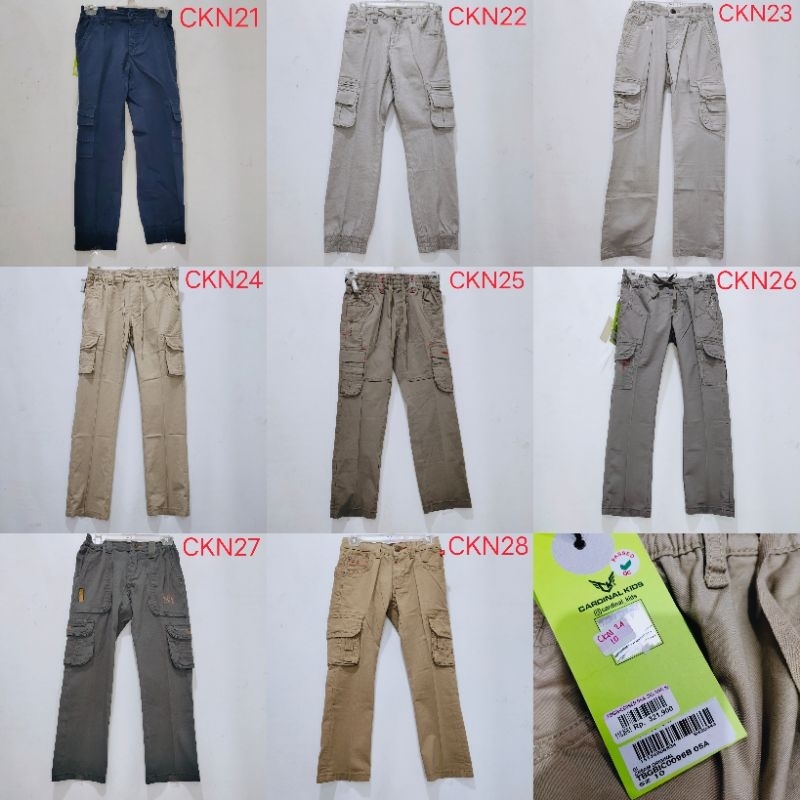 Cardinal Kids Celana Cargo Anak Laki-Laki CKN21 CKN22 CKN23 CKN24 CKN25 CKN36 CKN27 CKN28