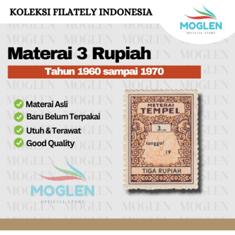 

Materai 3 Rupiah Tahun 1960 1961 1962 1963 1964 1965 1966 1967 1968 1969 1970 Perangko Matrai Original Asli Pos