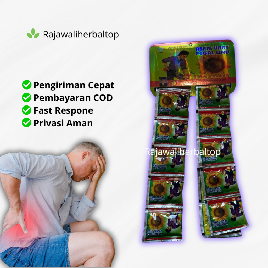 

Bunga Matahari Original Kapsul Asam Urat Pegal Linu