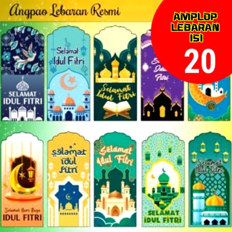 

AMPLOP LEBARAN 1 PACK ISI 20