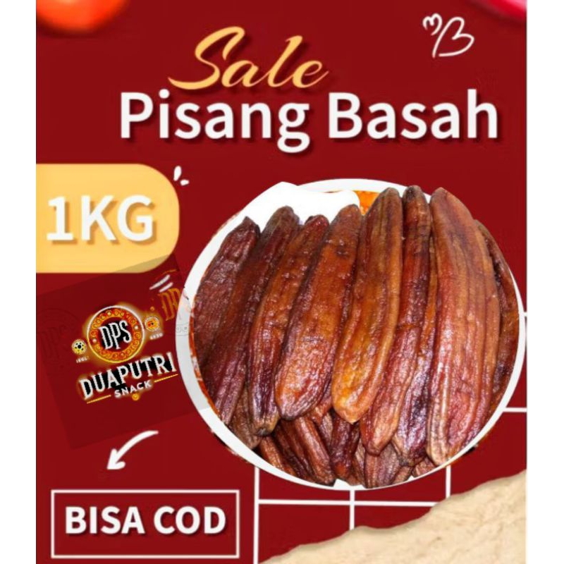 

Sale Basah Pisang Ambon Kemasan 1000 gr Asli Bungbulang Garut Cemilan Sehat, Manis Legit bikin Nagih