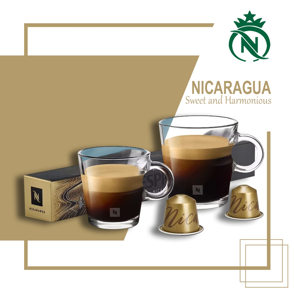 

Capsule Nespresso Nicaragua Original Nestle - Kopi Kapsul Master Origin Honey dan Cereal Flavours