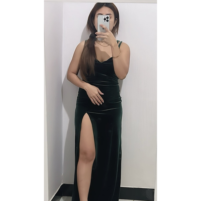 long dress bludru | preloved