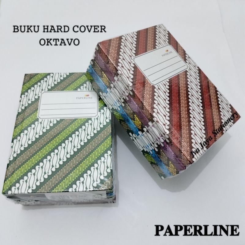 

1 Pak Buku Catatan Kecil / Buku Hard Cover Oktavo Paperline 100 Lembar (Isi 5 Buku)