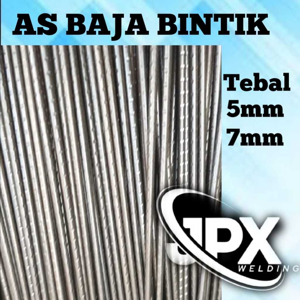 AS BAJA BINTIK BAJA TUTUL DIAMETER 5MM 7MM PANJANG BERVARIASI