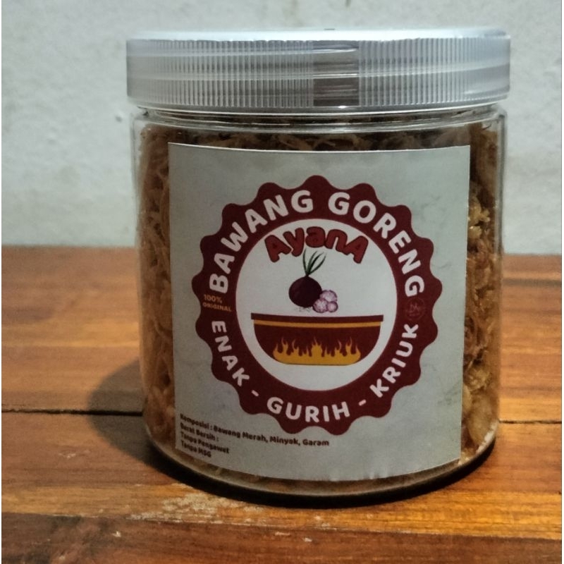 

Bawang Goreng 100% asli Sumenep dengan kualitas premium