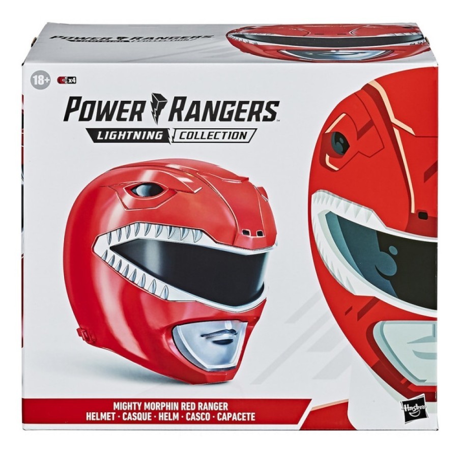 READY STOCK MISB Original Power Rangers Lightning Collection Helmet Red Ranger Helm Hasbro 1:1