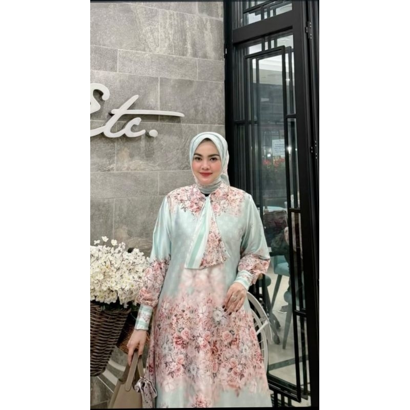 Gamis sale promo by New lusy Deyura alody Zahra raina  pashion gamis +hijab gamis terbaru