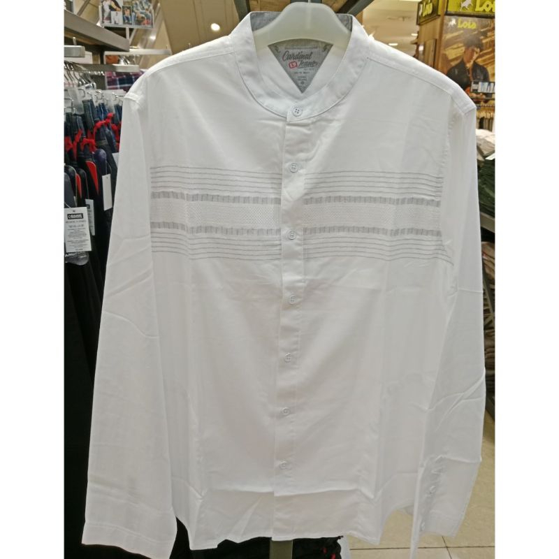 Kemeja koko panjang pria Cardinal jeans original mens CAHAI02933J 08A baju koko pria putih atasan mu