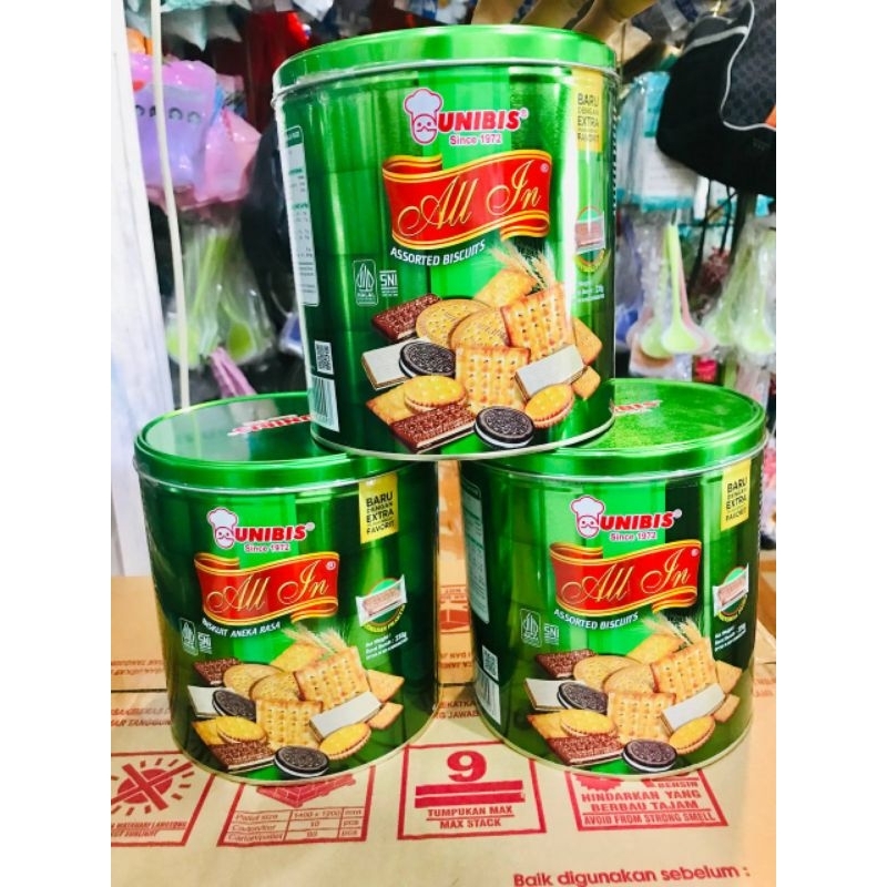 

Biskuit unibis Kaleng harga promo /kaleng RR