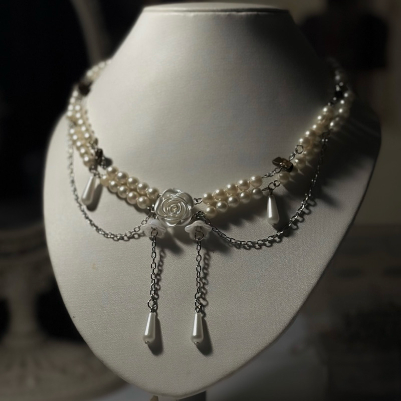 Ophelia | beaded necklace | kalung manik