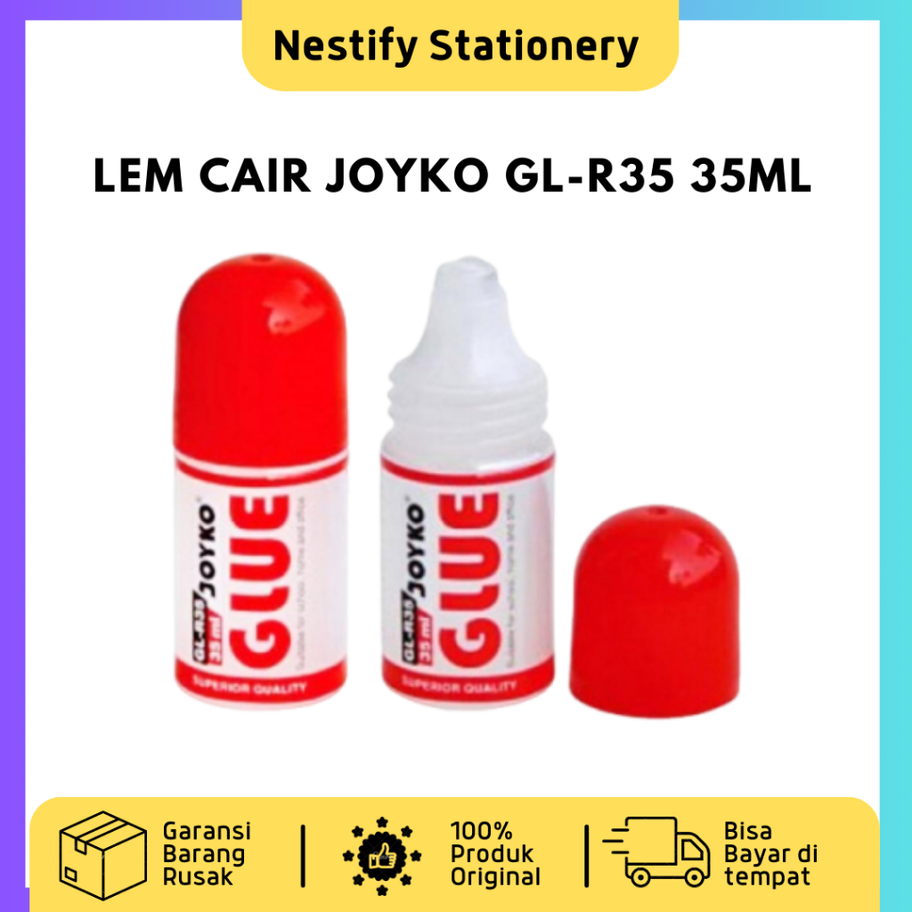 

LEM CAIR JOYKO GL-R35 / LIQUID GLUE 35ML / JOYKO GL-R35 GOOD QUALITY