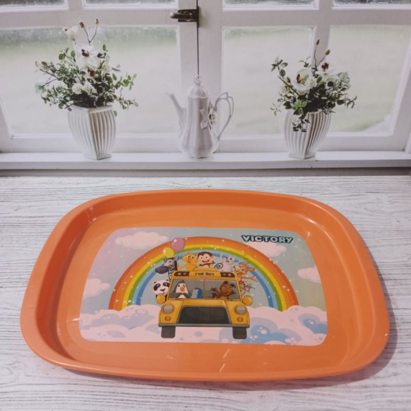 Nampan plastik besar victory talam nampan tatakan aqua gelas cangkir