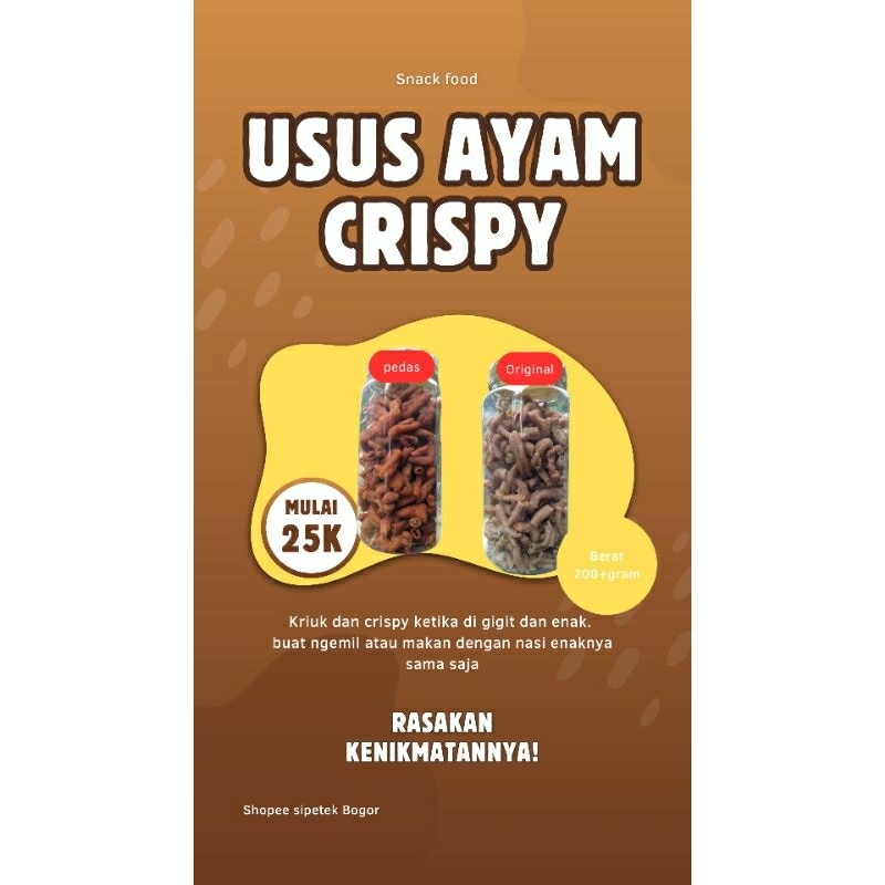

USUS CRISPY TOPLES